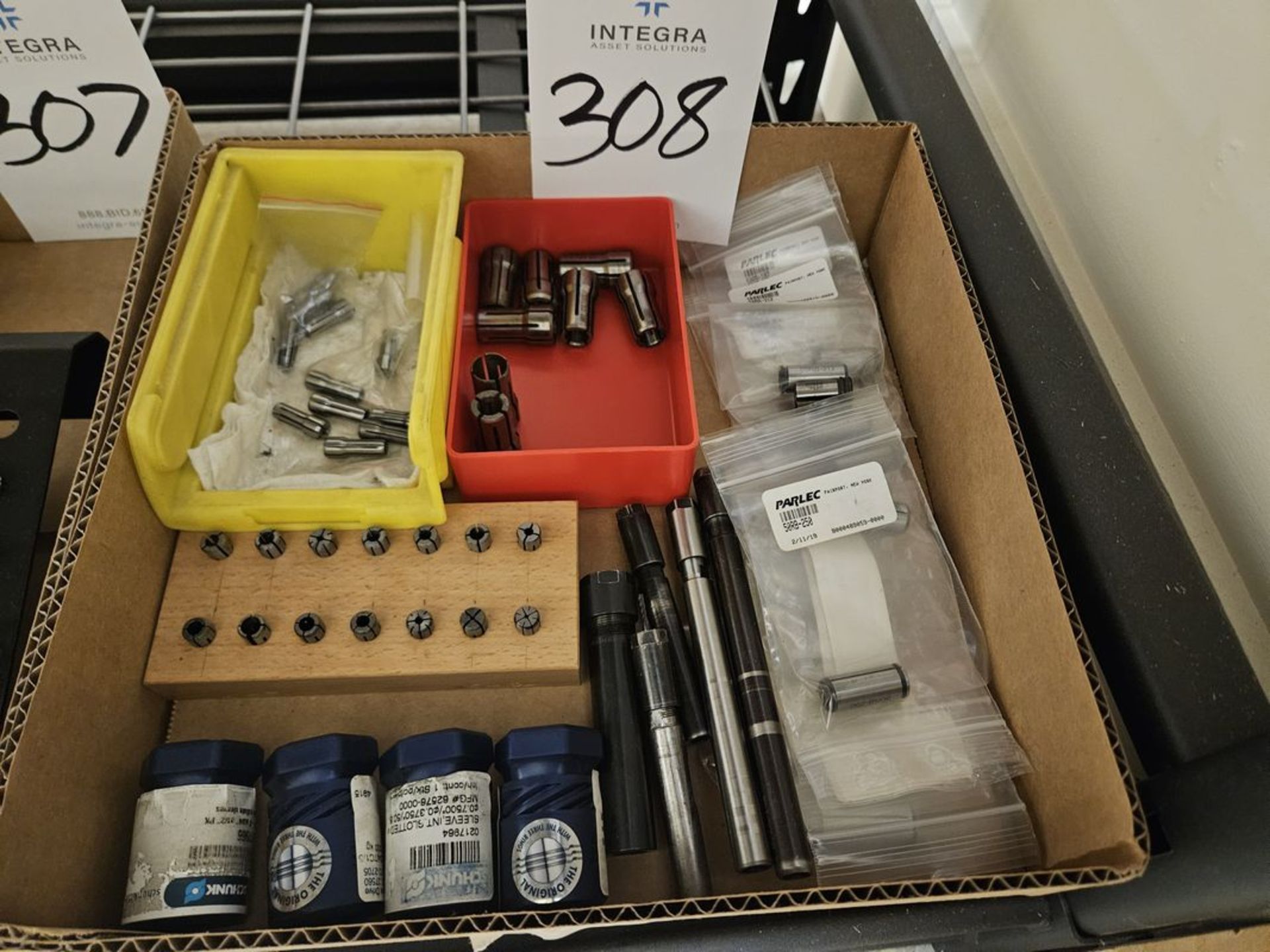 Lot of Assorted Collets & Collet Chucks