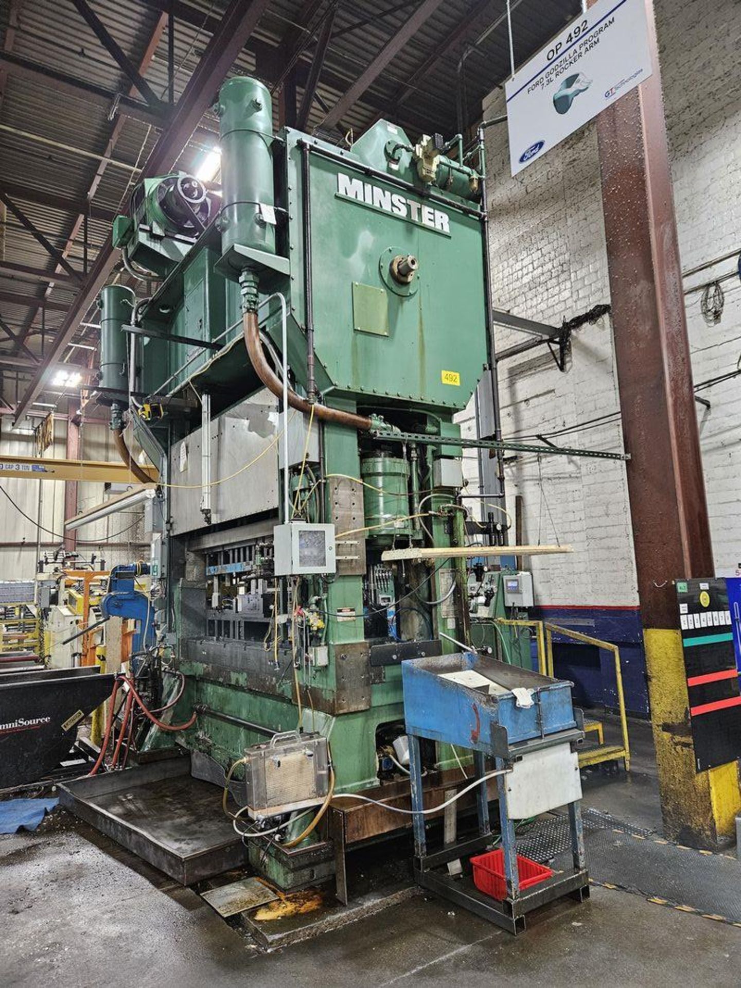 Minster E2-400-96-42 Hevi-Stamper 400-Ton Straight Side Double Crank Press (Toledo, Ohio) - Image 3 of 11