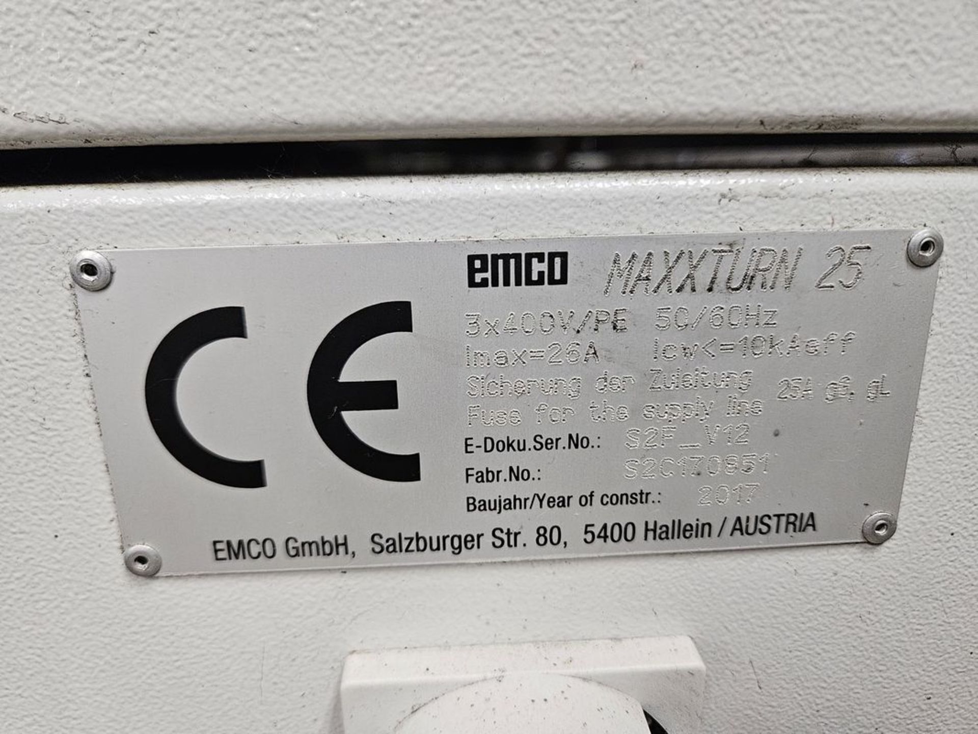 Emco MaxxTurn-25 2-Axis CNC Turning Center (Milbury, Ohio) - Image 9 of 11