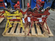 (3) B&B Multi Roll Pipe Stands
