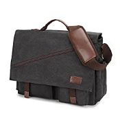 RRP £49.95 RAVUO Laptop Bag 17-17.3 inch Mens Large Messenger