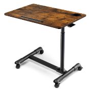 RRP £84.26 ETHU Mobile Overbed Table with Wheels