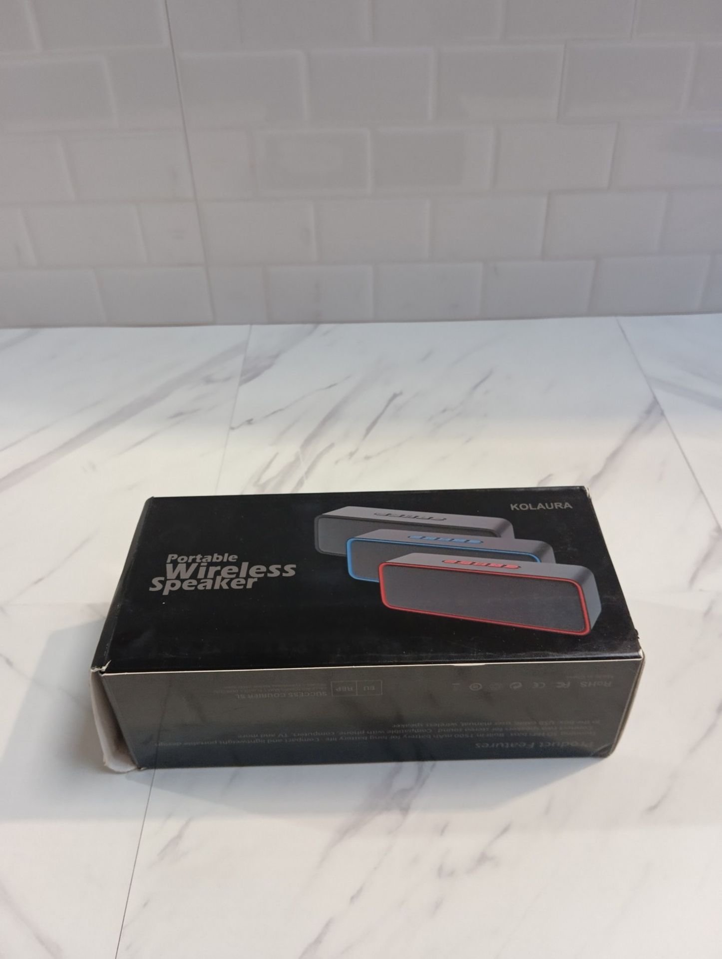 RRP £31.22 Kolaura Portable Wireless Speaker - Image 2 of 2