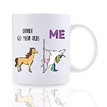 RRP £12.23 OMNIQI 40th Birthday Gift: 11 oz Novelty 40 Years Old