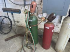 Lot with (2) Oxy-Acetylene Tanks