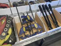 Lot with Various Irwin Quick-Grip Bar Clamps