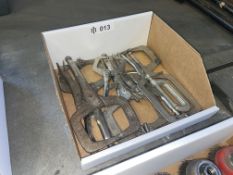 Lot with Various Locking C-Clamps
