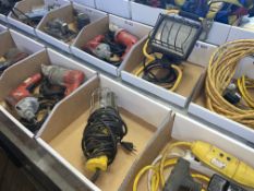 Lot with (2) Boxes of Portable and Hanging Lights