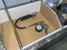 Lot with a Tire Inflator and Gauges