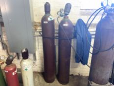 Lot with (2) Welding Tanks