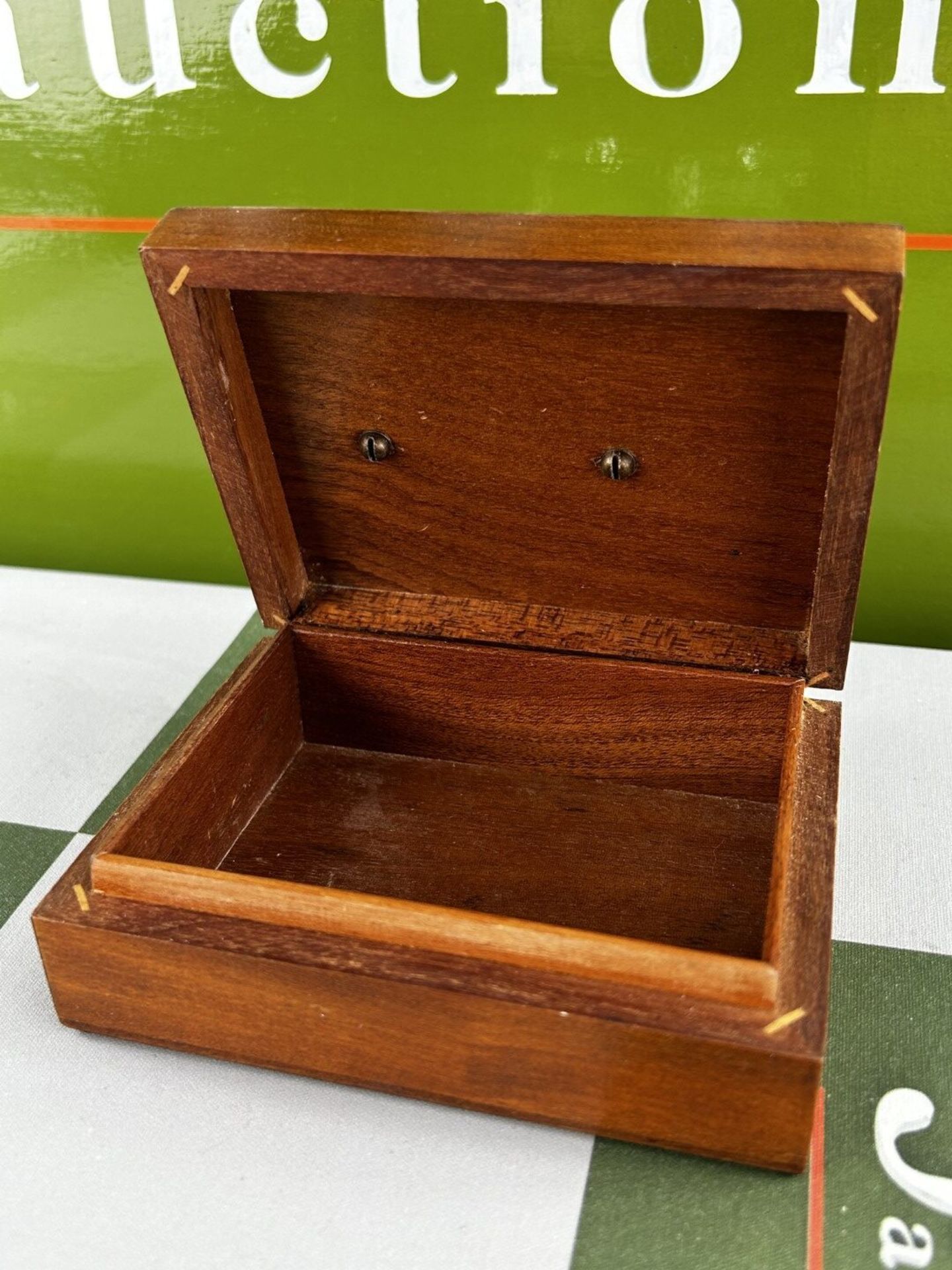 Vintage 1907 Rolls Royce Silver Ghost On A Solid Wood Teak Box. - Image 4 of 7