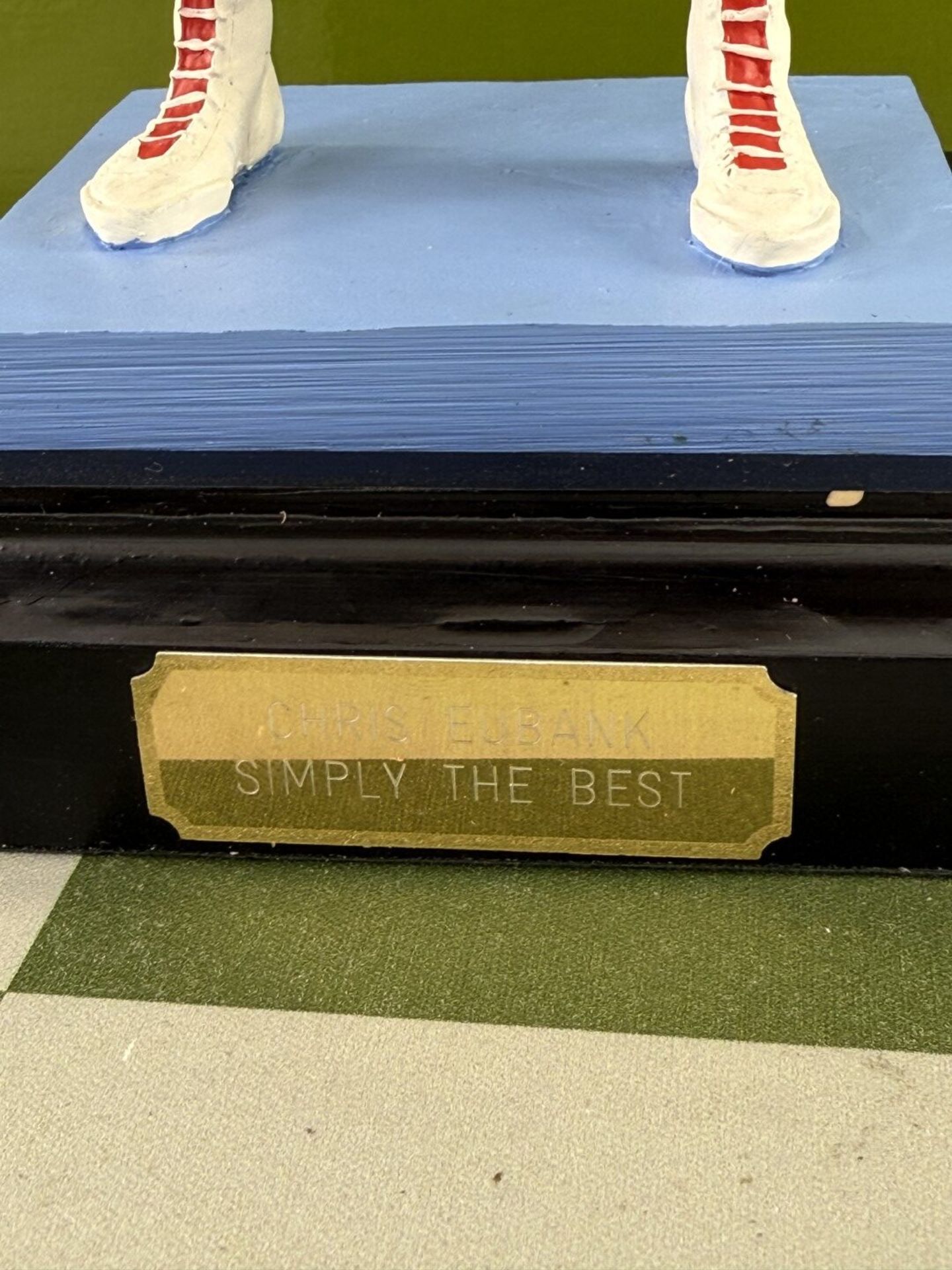 Chris Eubank Middleweight Boxing Champion- The Art Of Sport By Endurance Figurine. Sculpted by Danie - Image 3 of 5