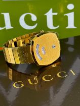 Gucci Grip Gold Watch, 38mm YA157409