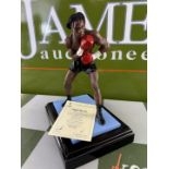Nigel Benn Middleweight Boxing Champion- The Art Of Sport By Endurance Figurine. Sculpted by Daniel
