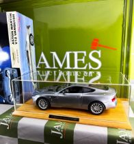 Rare Kyosho James Bond 007 Aston Martin Vanquish V12 Plus Display Case