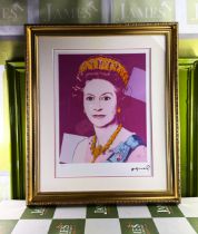 Andy Warhol-(1928-1987) Elizabeth Numbered Lithograph # 33/100
