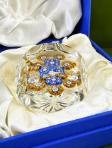 Strathearn Vintage Scottish Glass Paperweight Circa 60/70`s