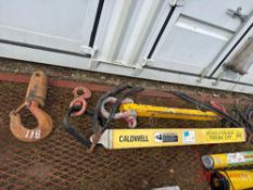 CALDWELL BATTERY LIFTING BEAM & HEAVY DUTY SWIVEL HOOK