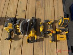 (8) DEWALT CORDLESS TOOLS, ANGLE DRILL
