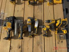 (8) DEWALT CORDLESS TOOLS
