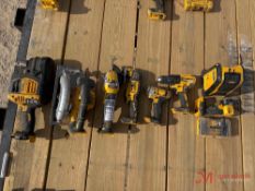 (8) DEWALT CORDLESS TOOLS