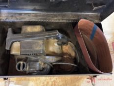 CRAFTSMAN ELECTRIC BELT SANDER WITH CASE
