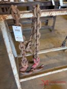 HEAVY DUTY CHAIN SLING WITH 2 HOOKS