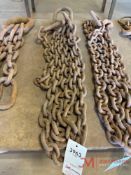 HEAVY DUTY CHAIN SLING WITH 3 HOOKS