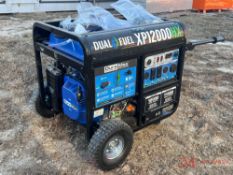 NEW/UNUSED DURO MAX DUAL FUEL XP12000HX PORTABLE GENERATOR