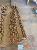 HEAVY DUTY CHAIN SLING WITH 2 HOOKS