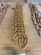 HEAVY DUTY CHAIN SLING WITH 1 HOOK