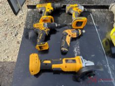 (5) CORDLESS TOOLS