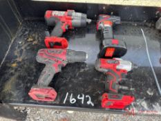 (4) VARIOUS CORDLESS TOOLS