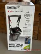NEW SCHUMACHER BATTERY CHARGER / ENGINE STARTER, 250 AMP ENGINE START, 40 AMP BOOST
