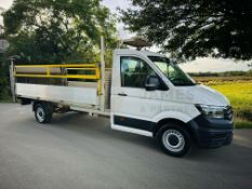 VOLKSWAGEN CRAFTER CR35 2.0 TDI *LONG WHEEL BASE DROPSIDE TRUCK WITH ELECTRIC TAIL-LIFT* - 2021 REG