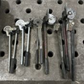 5 x Various Handheld Pipe Benders - As Pictured