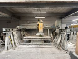 Contents of Stone Importer/Distributor/Fabricator | Material Stock | Bridge Cutting Machine | CNC Work Centres | Lifting Equipment
