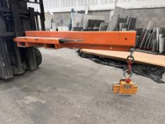 Forklift Lifting Jib w/ Abaco Sky Rider Automatic Lifter