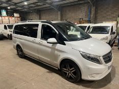 Mercedes-Benz Vito 119 B-Tec Tourer SEL Diesel Van w/ Side Windows | YG16 EEK | 136,401 Miles | WHIT