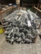 Stillage and contents and quantity of metal on 3 pallets