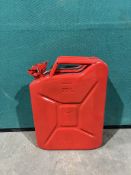 Red Steel 20L Jerry Can