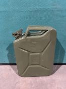 Lapwing Navy Green Steel 20L Jerry Can