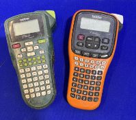2 x Brother Handheld Label Printers