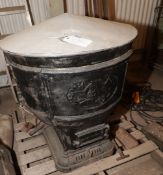 Vintage Crimean Cast Iron Portable 20 Gallon Solid Fuel Boiler | 35 x 34 x 41