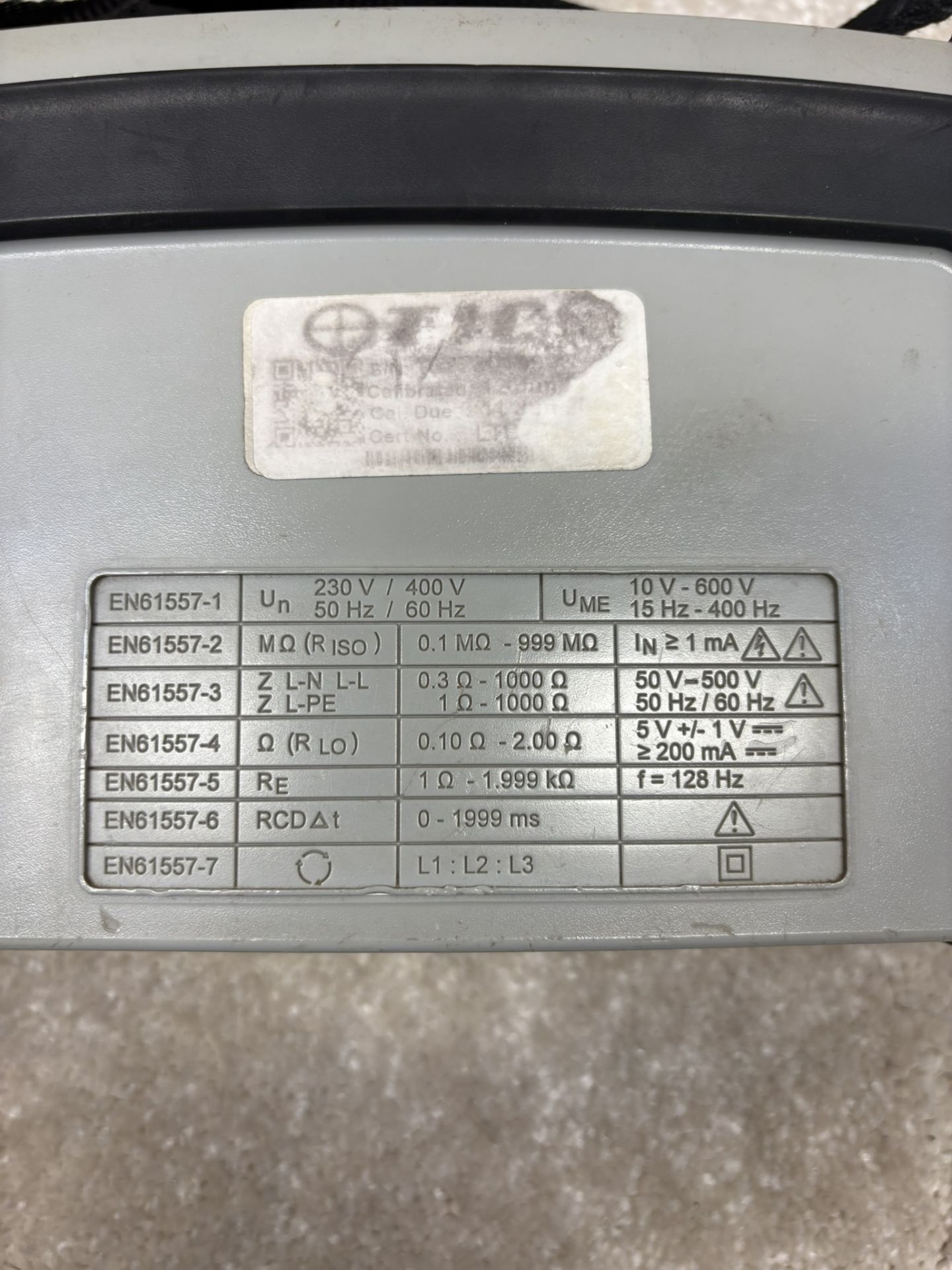 Megger MFT1741+ Multifunction Tester With Carry Case - Image 3 of 7