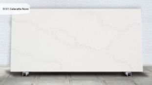 2 x Caesarstone Calacatta Nuvo Polished Slabs of Quartz - Trade price: £2,430.56