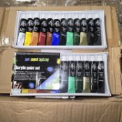 50pcs x Art paint 12 ml acrylic paint set