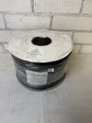 Reel Of F&J CW1308 PVC Black Telecom Cable