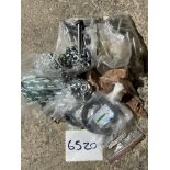 APPROX 250 PCS INC. BOLTS, NUTS, CIRCLIPS