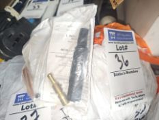 Black Male 15series taper nose inline connectors